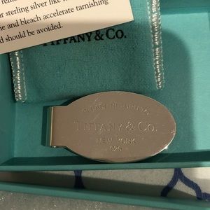 Tiffany & co sterling silver Money clip